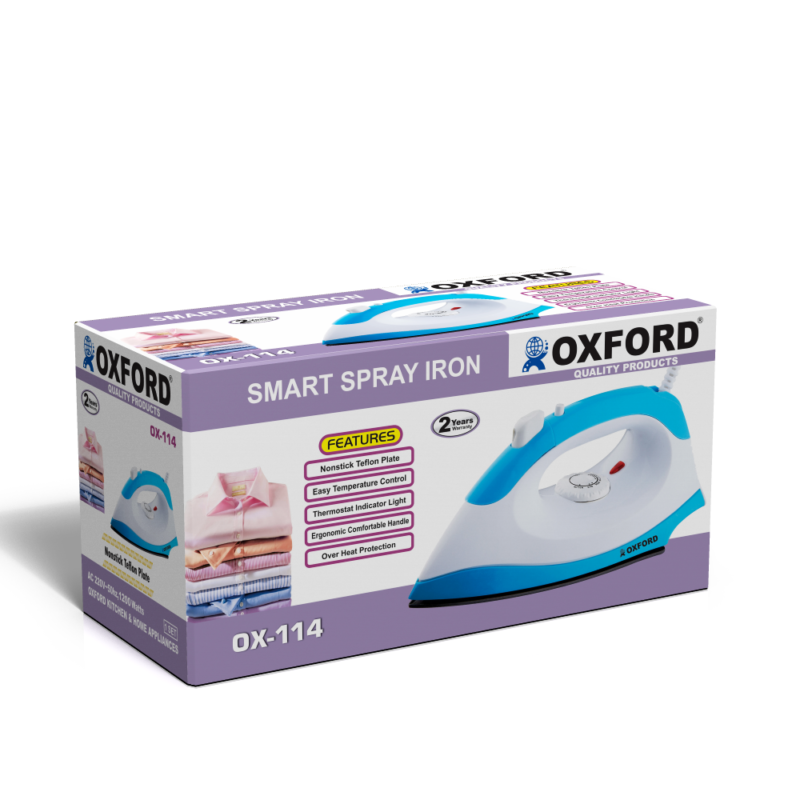 Oxford OX—114 spray iron Light weight iron limited time offer