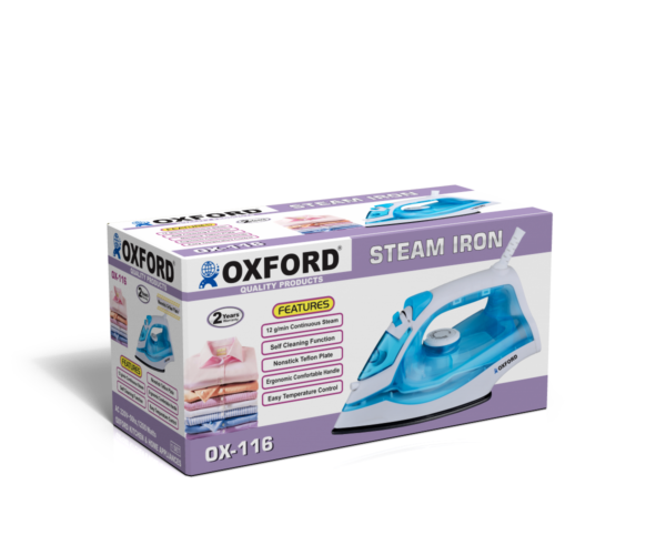 Oxford steam iron OX-116 limited time offer