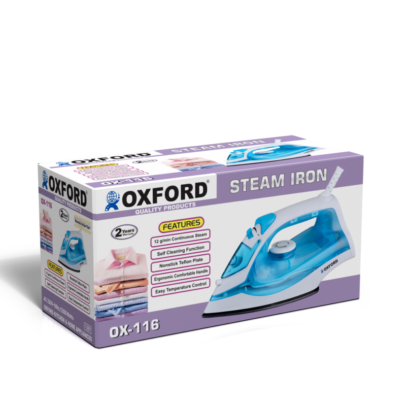 Oxford steam iron OX-116 limited time offer